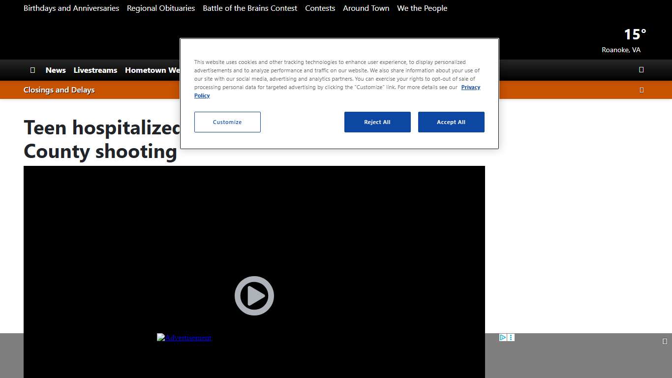 Teen hospitalized & two arrested following Henry County shooting