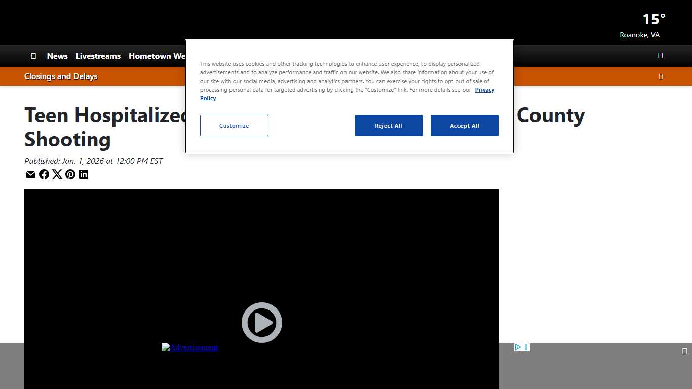 Teen Hospitalized & Two Arrested Following Henry County Shooting